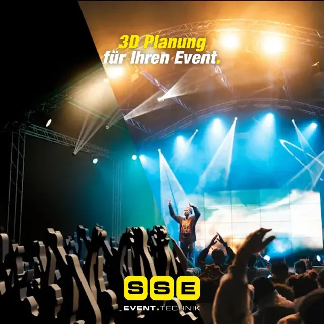 Perfekte Eventplanung mit 3D-Visualisierung: So wird Ihr Event zum Erfolg - Die Planung eines Events ist komplex und erfordert viel Liebe zum Detail. Bei SSE Eventtechnik setzen wir auf modernste 3D-Planung, um Ihnen ein mageschneidertes Eventerlebnis zu bieten.
