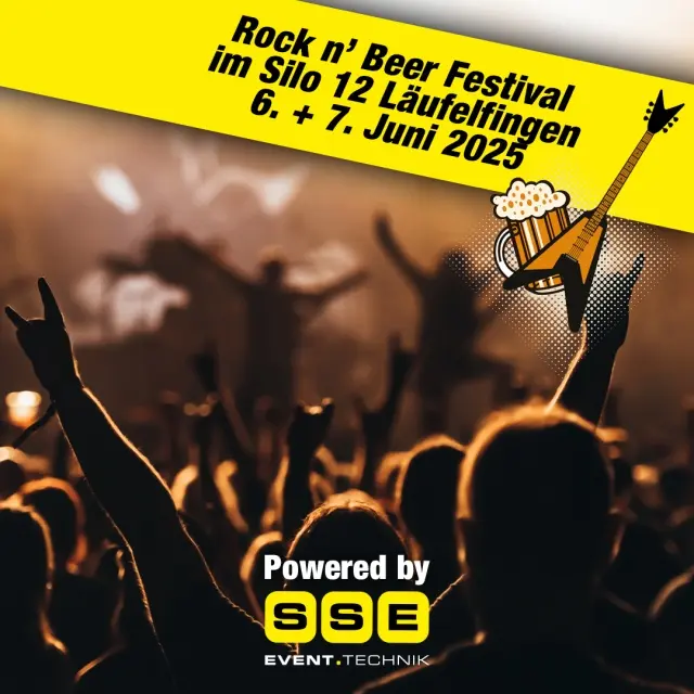 Seid bereit für das ROCK N’ BEER FESTIVAL im SILO 12 Läufelfingen! - Das grosse Openair-Happening im Oberbaselbiet steht vor der Tür – am Freitag, 6. Juni 2025 und Samstag, 7. Juni 2025 geht